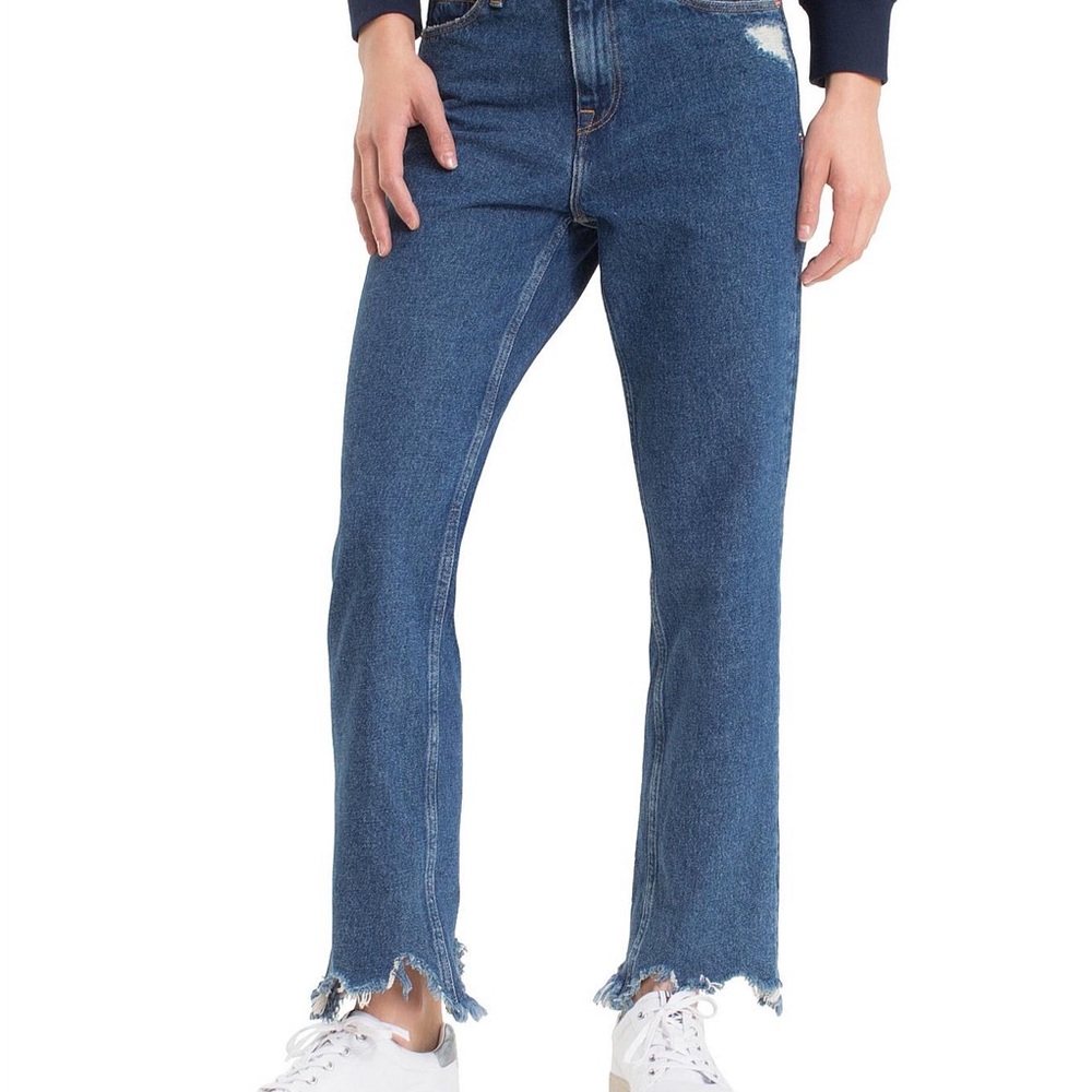 Tommy Hilfiger High Rise Slim Izzy W/ Cut Hem